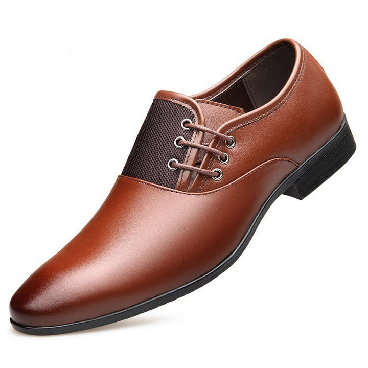 Chaussures formelles pour hommes en cuir verni à bout pointu, style élégant - Damián