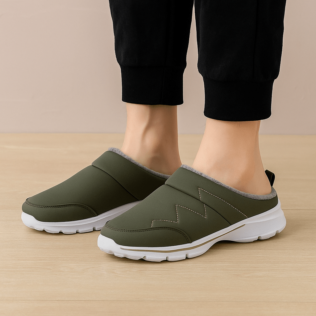 Pantoufles à effet peluche pour femmes - Sirel