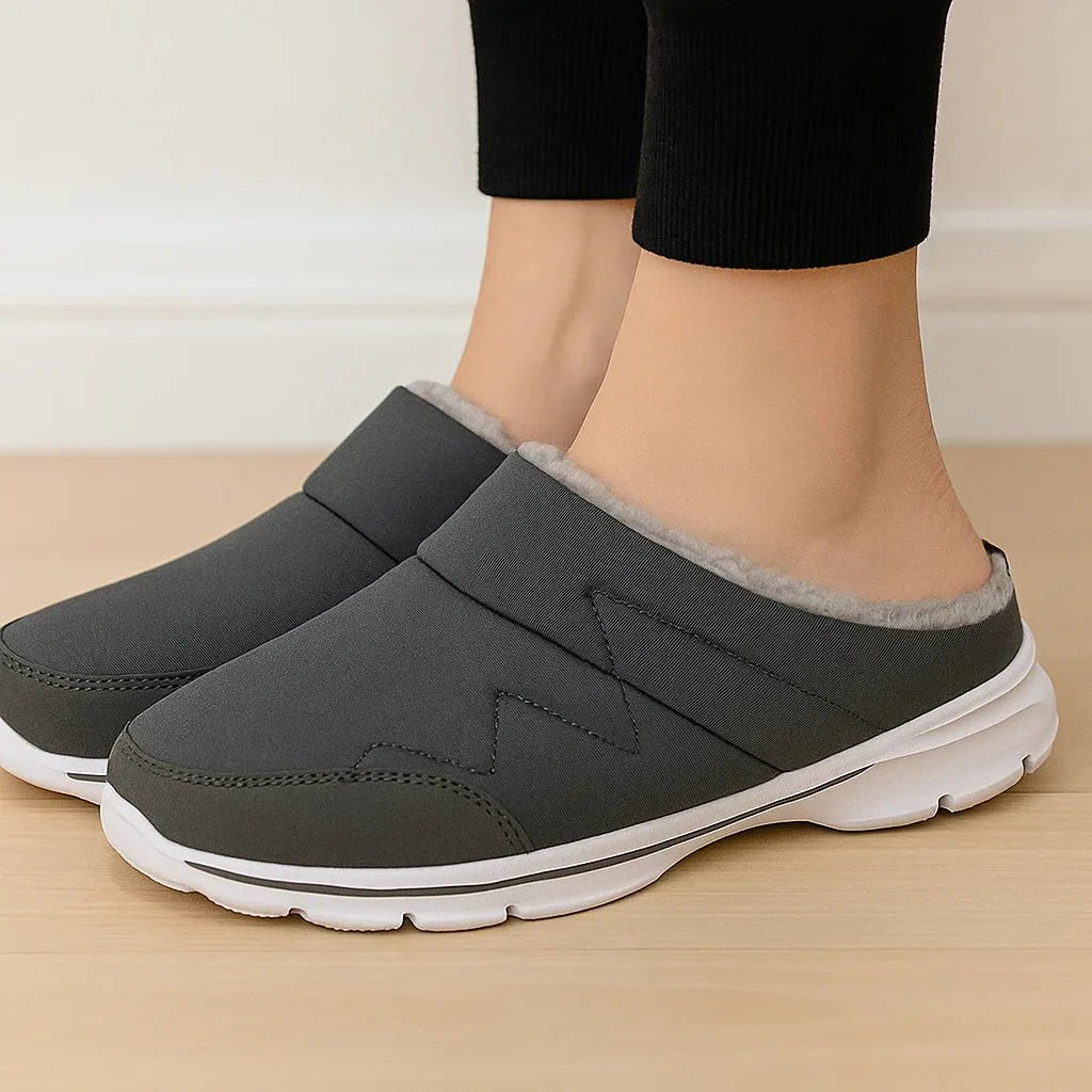 Pantoufles à effet peluche pour femmes - Sirel