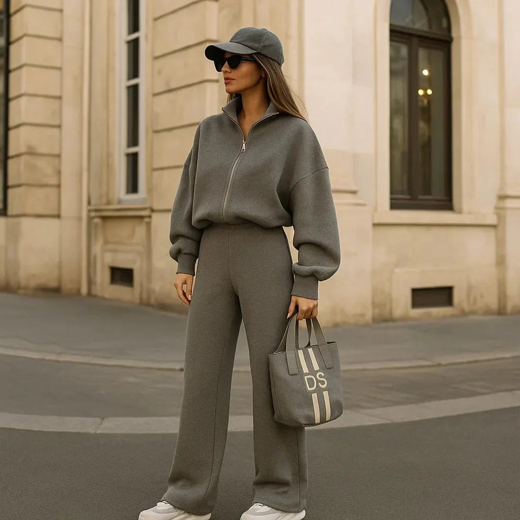 Corvessa - Naisten collegepuku - Mukava leikkaus - Minimalistinen tyyli - EmiyoSuomi - Verkkapuku