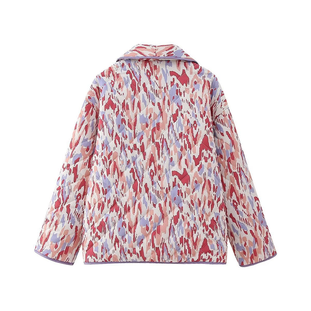 Veste matelassée imprimée pour femmes - Erika