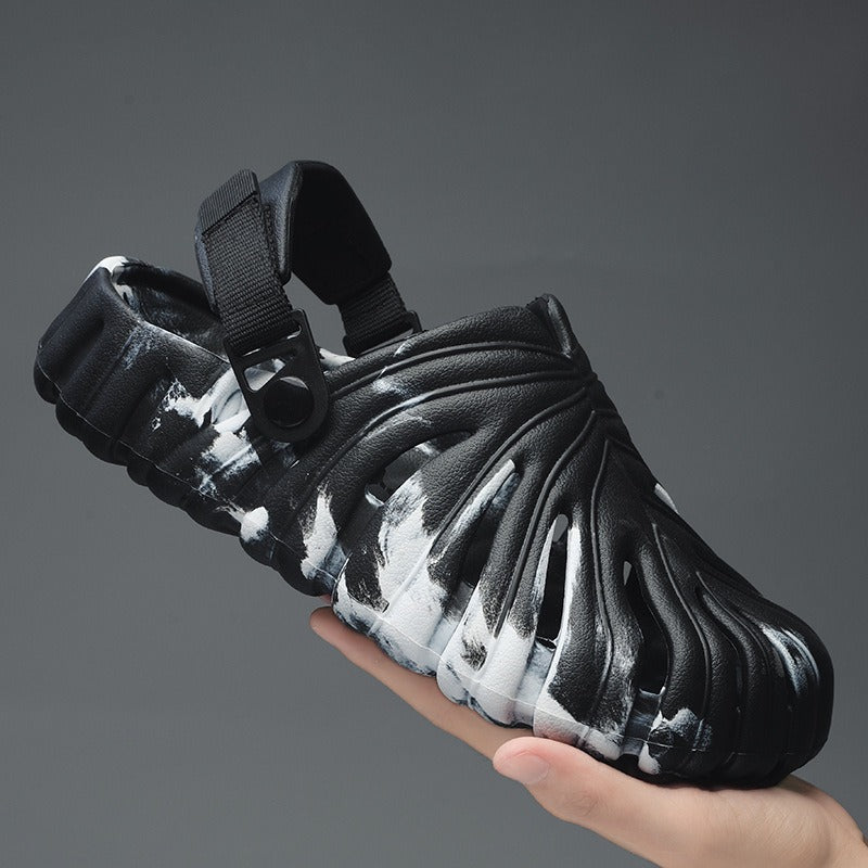 Sandales pour hommes en caoutchouc moulé au design ergonomique et respirant - Mauro
