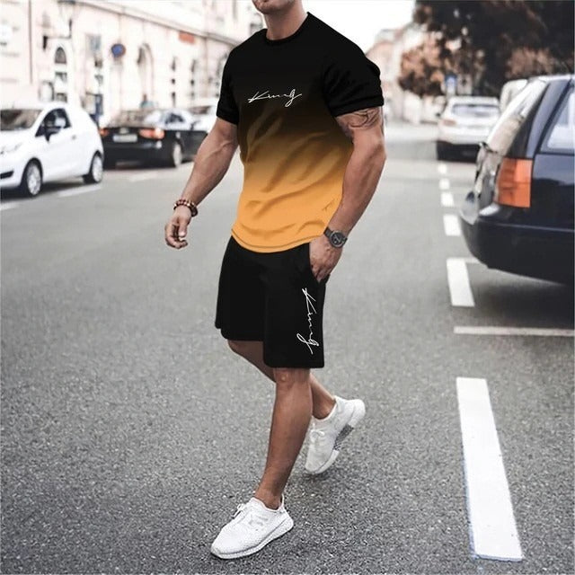 Ensemble sportif pour hommes dans un style urbain moderne en tissu respirant - Mauro
