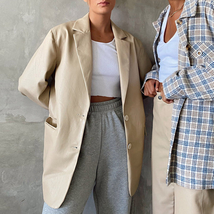 Veste effet cuir pour femme - Neyra