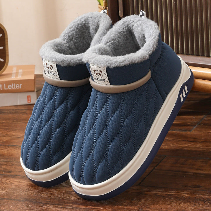 Chaussons unisexes matelassés avec doublure chaude - Frakie