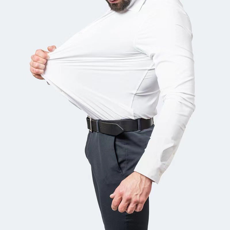 Gary - Chemise pour homme avec stretch et anti-froissement