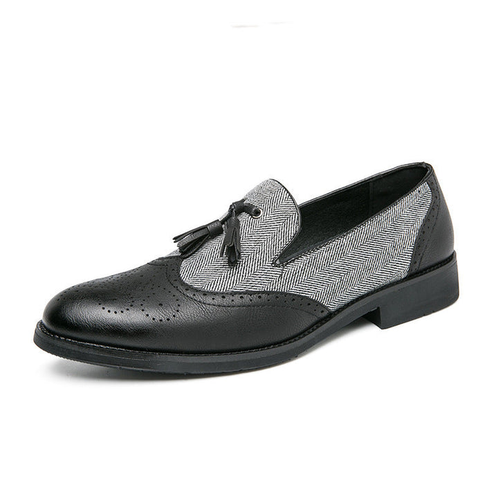 Mocassins homme cuir textile casual - Henrik