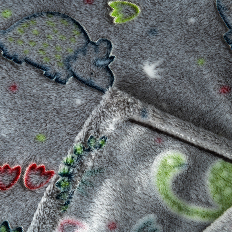 Couverture pour enfants en flanelle Dinosaures