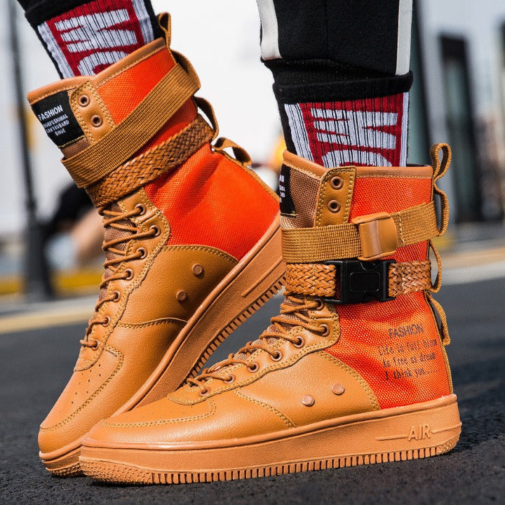 Bottes hautes en toile renforcée pour hommes - Esteban