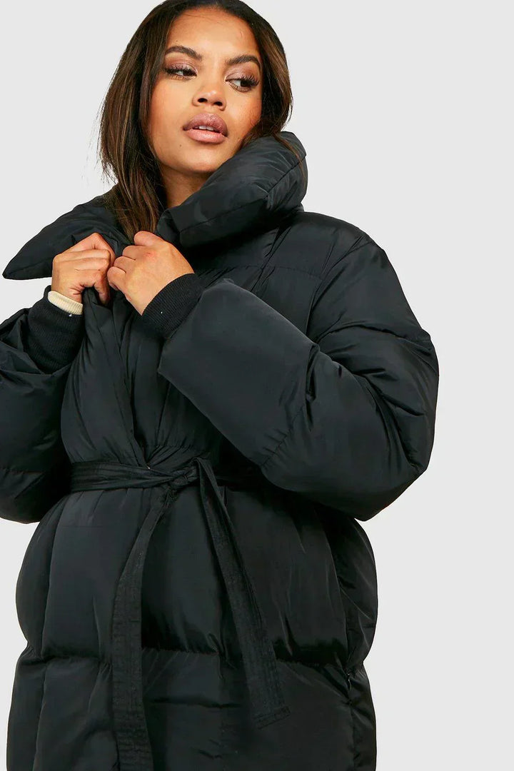 Manteau matelassé avec ceinture - Astrid