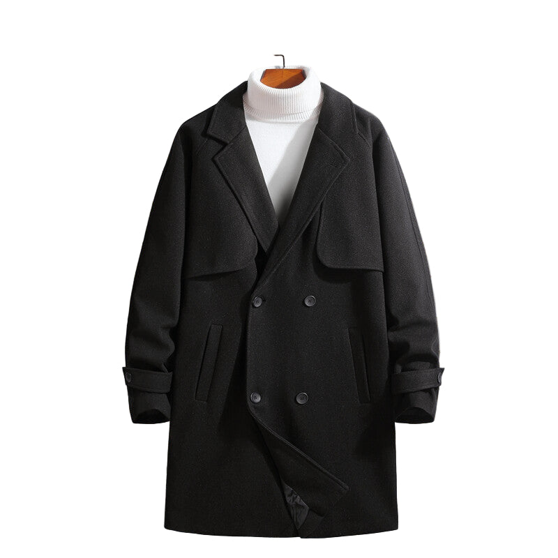 Manteau long en laine pour homme - Armand