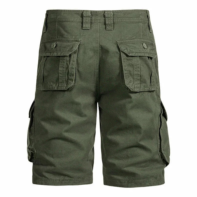 Short décontracté à poches cargo en coton pour hommes - Jason
