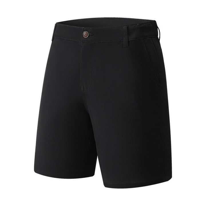 Short droit décontracté en tissu extensible pour hommes - Andrés