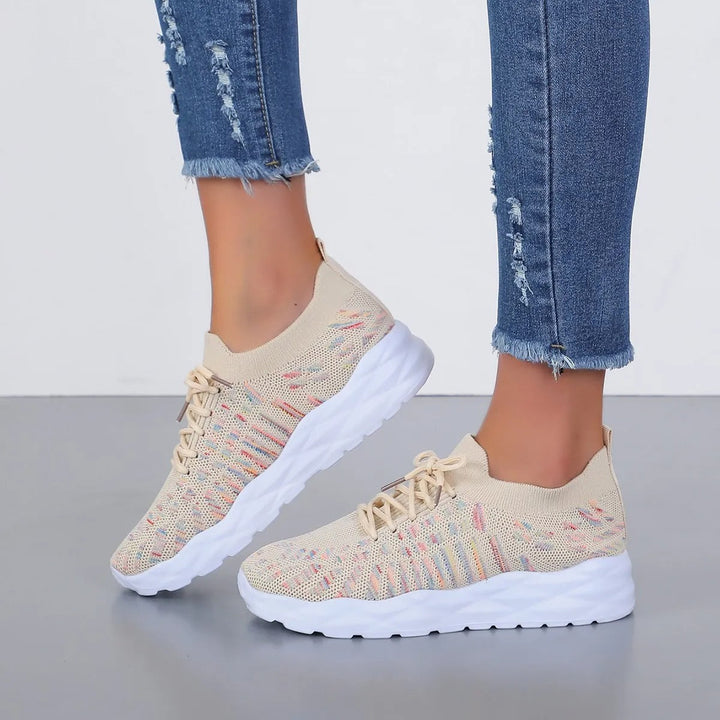 Baskets pour femmes en tissu respirant avec semelle sportive - Eloísa