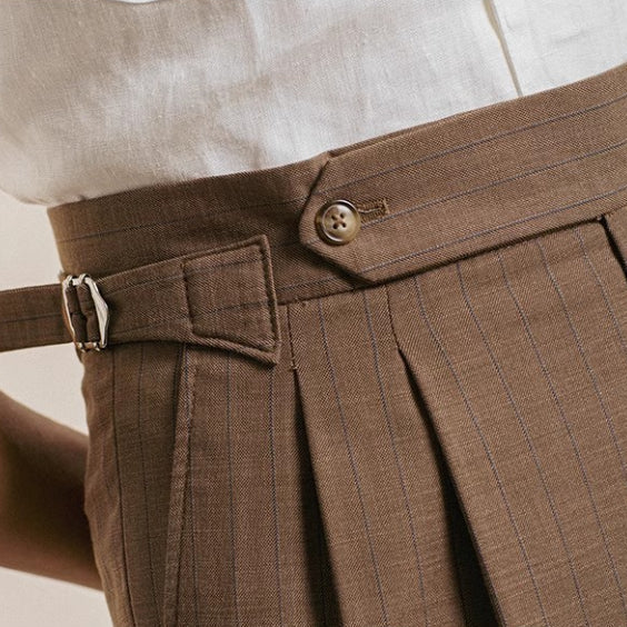 Pantalon habillé taille haute pour homme - Ravel