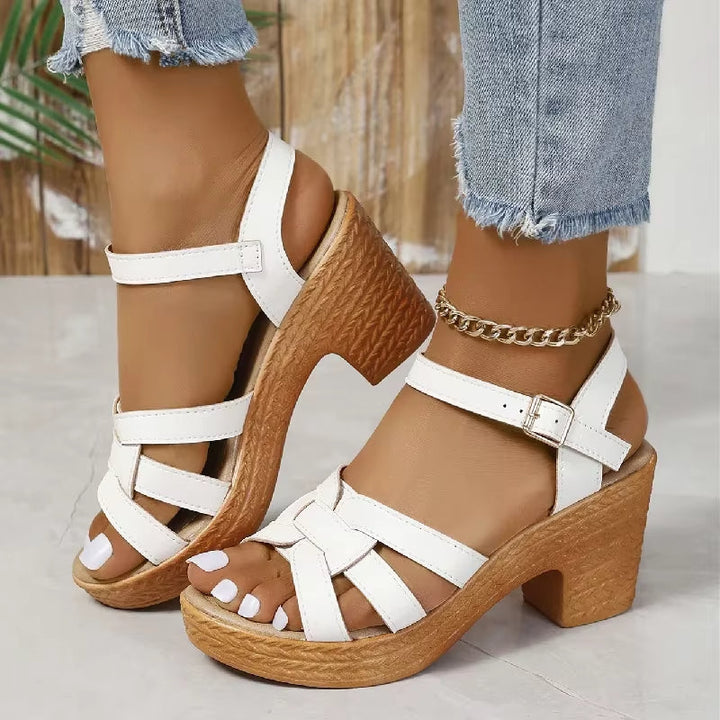 Sandales à talons hauts pour femmes avec bride réglable - Camila