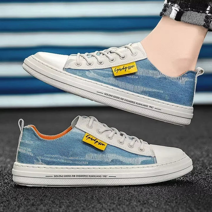 Baskets en denim résistantes pour hommes, style décontracté - Bruno