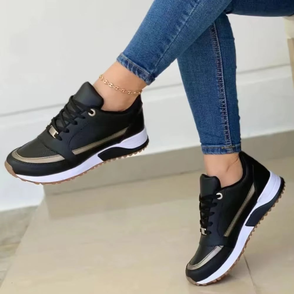 Baskets pour femmes avec détails métalliques dans un style décontracté - Julieta