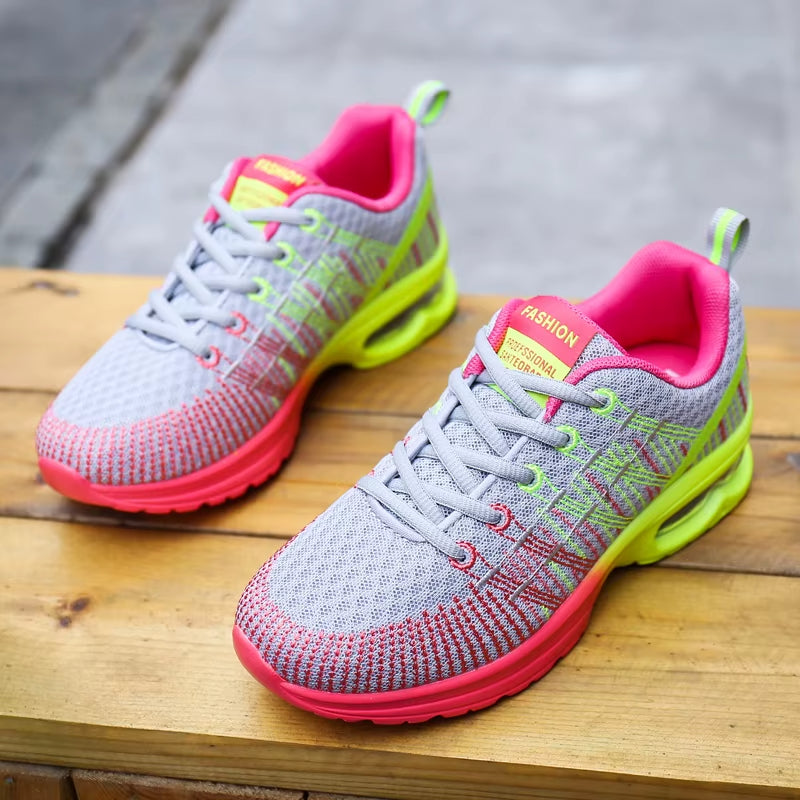 Baskets en maille respirante avec semelle pneumatique pour femmes - Monica