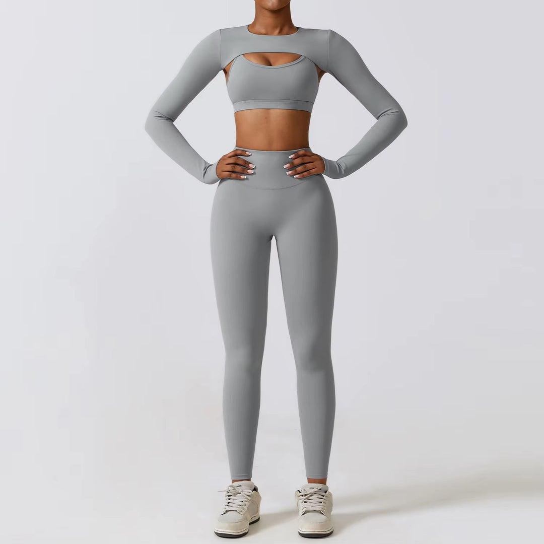 Ensemble de sport compressif en lycra pour femmes - Amanda