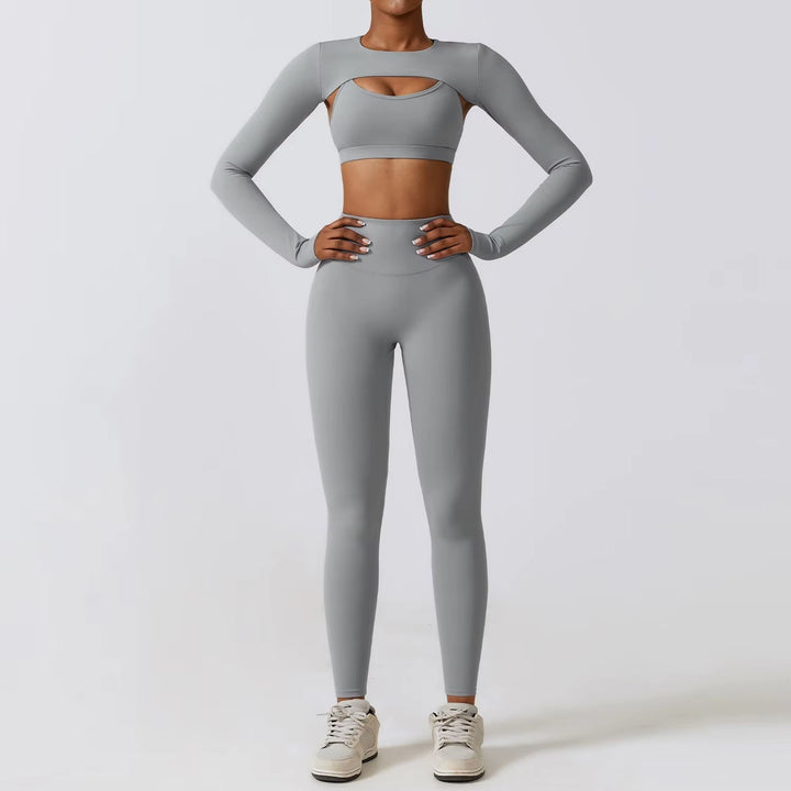 Ensemble de sport compressif en lycra pour femmes - Amanda