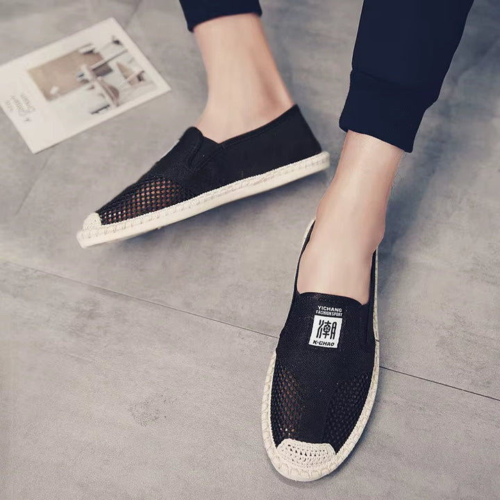 Mocassins en toile respirante style espadrille pour hommes - Julián