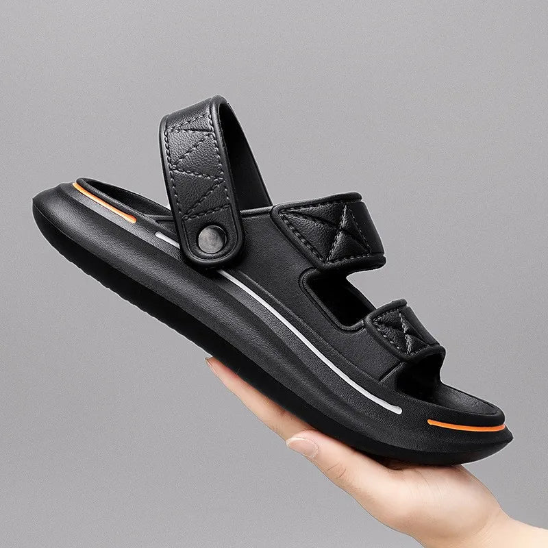 Sandales décontractées pour hommes, semelle antidérapante, style plateforme - Bruno