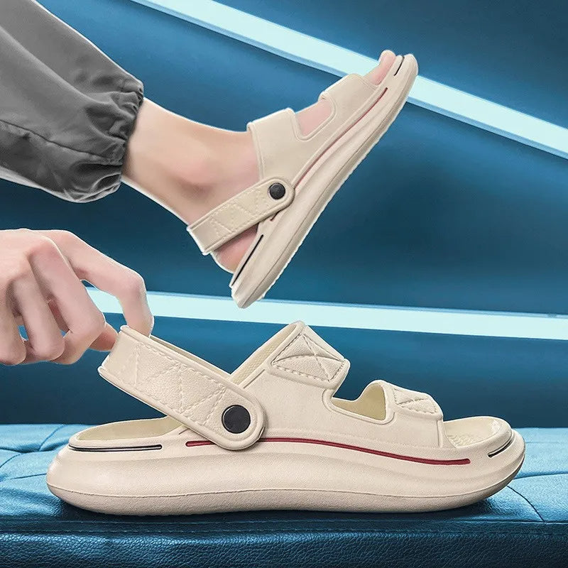 Sandales décontractées pour hommes, semelle antidérapante, style plateforme - Bruno