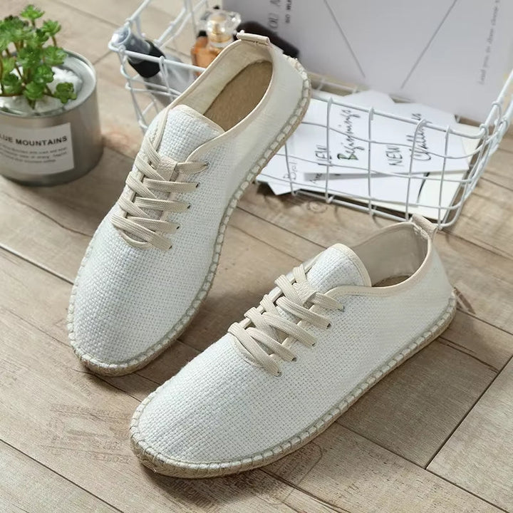 Espadrilles en lin respirantes pour hommes, style décontracté - Mauro