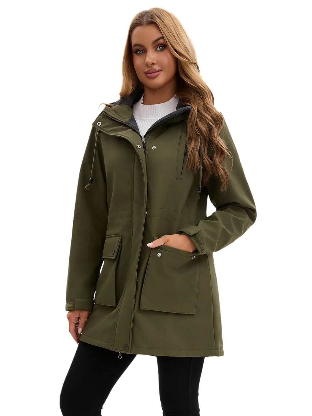 Veste softshell imperméable avec capuche pour femme - Elina