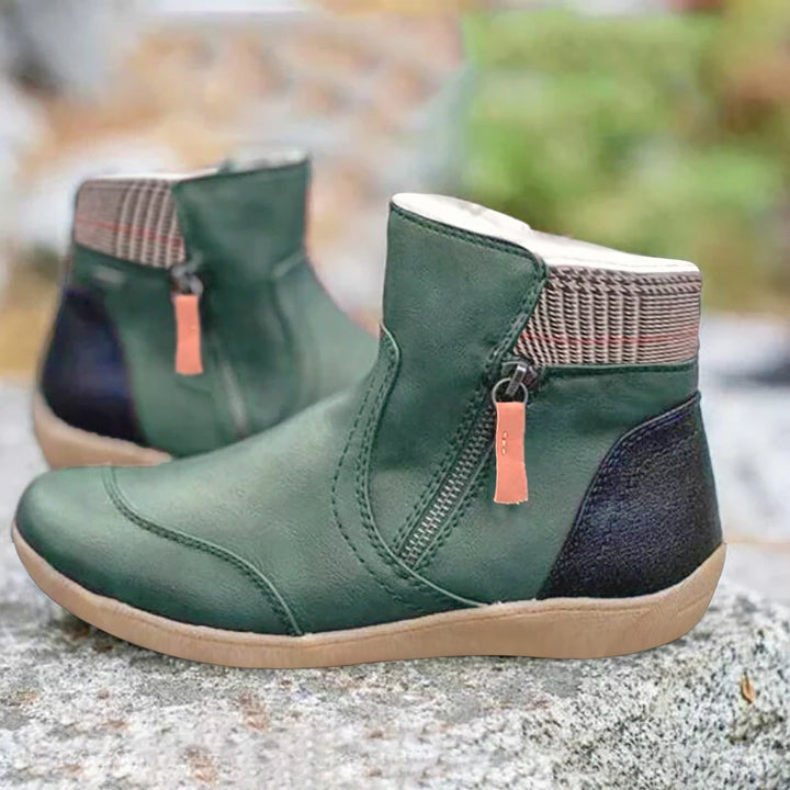 UNICE - Bottes orthopédiques pour femmes avec double fermeture à glissière