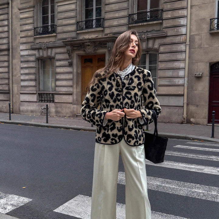 Veste léopard pour femme - Narelle