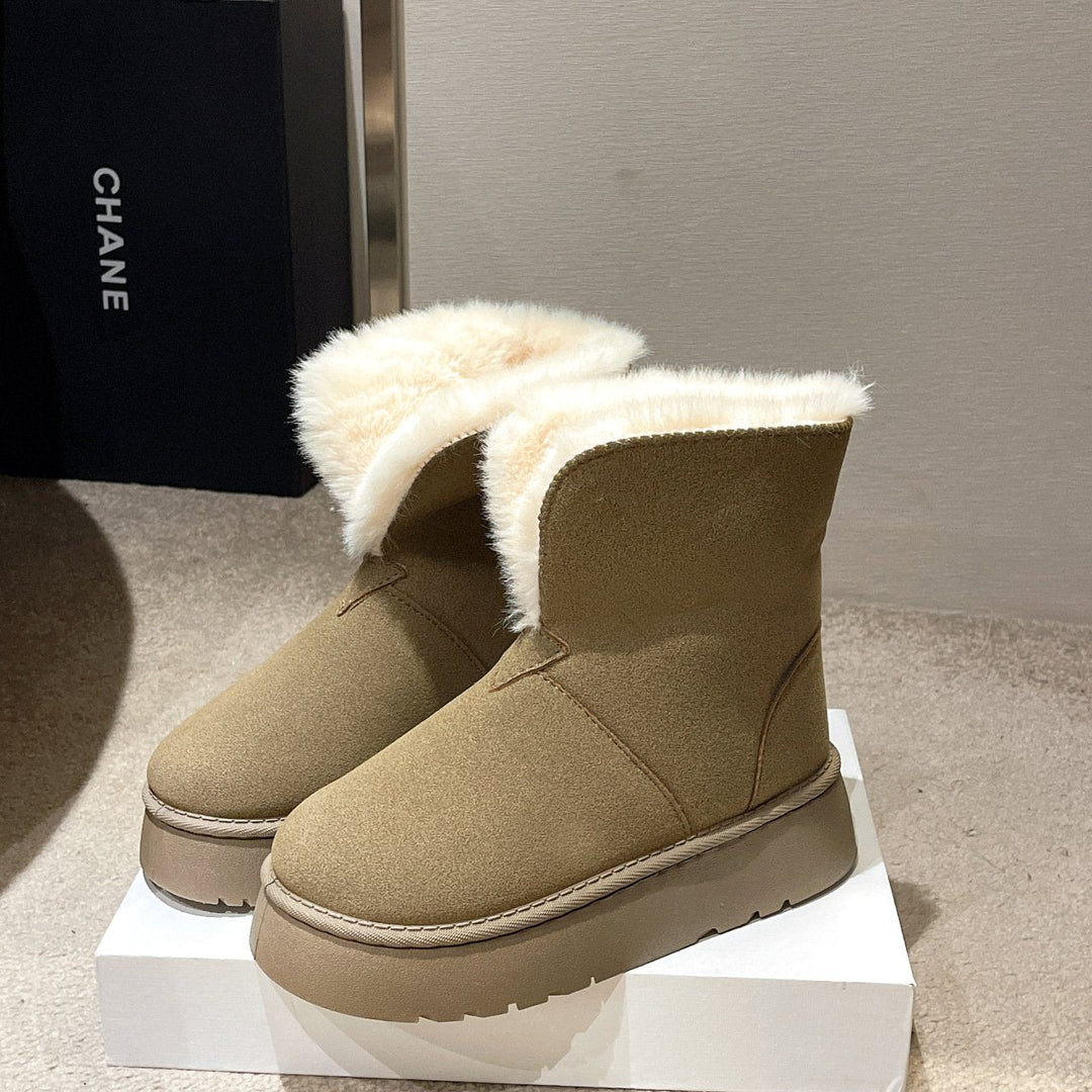 Bottes d'hiver pour femmes avec doublure en peluche - Nina