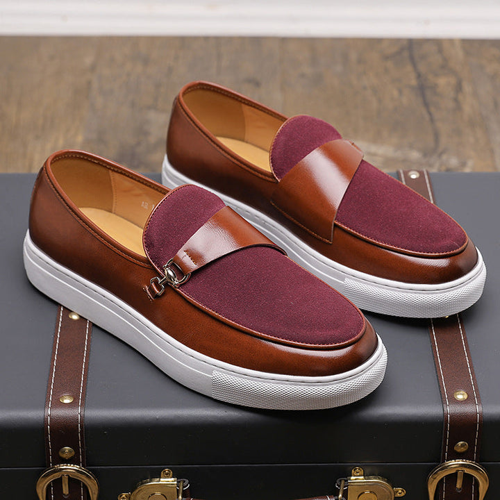 Hommes Slip-on Chaussures en cuir Casual - Jonas
