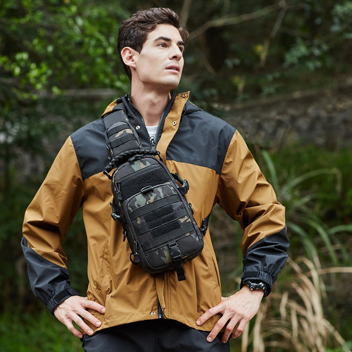 Sac fonctionnel à bandoulière camouflage technique pour homme - Nicolas