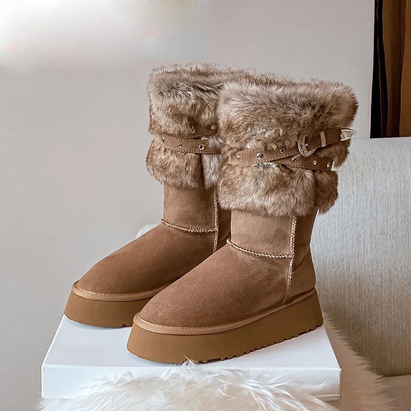 Bottes d'hiver pour femmes avec effet enveloppant - Senaira