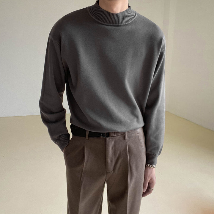 Pull homme en maille unie - Renwald