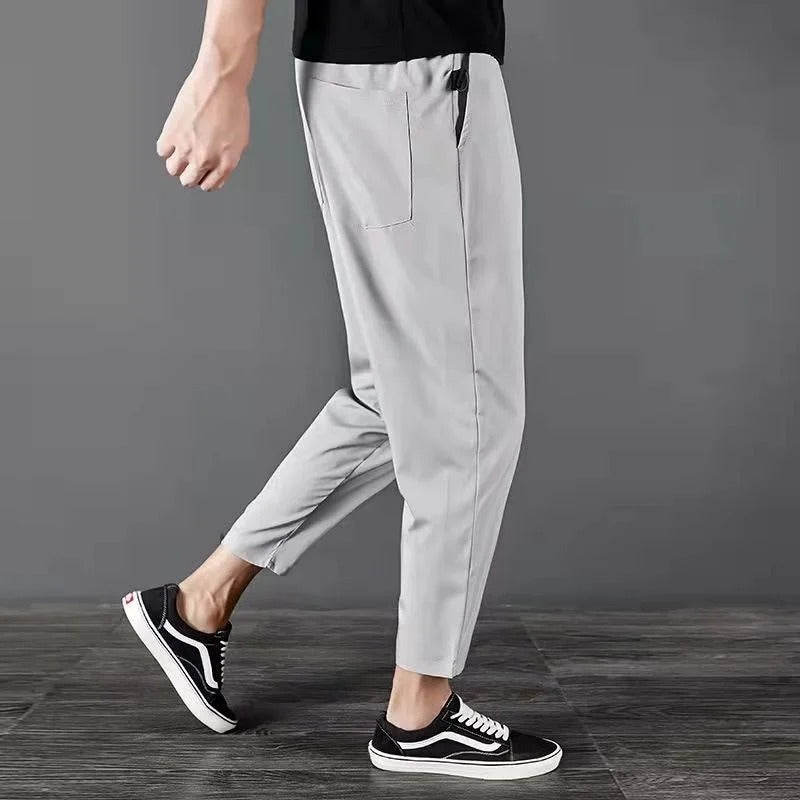 Pantalon court pour homme en tissu léger à coupe décontractée - Mateo
