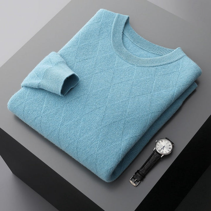 Pull en maille douce de qualité supérieure pour hommes - Alsten