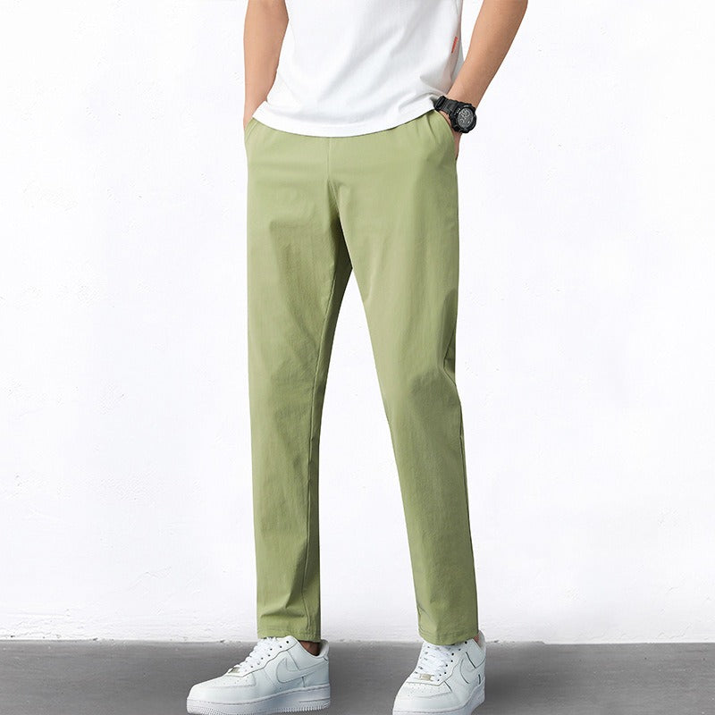Pantalon slim en tissu extensible pour hommes - Elias