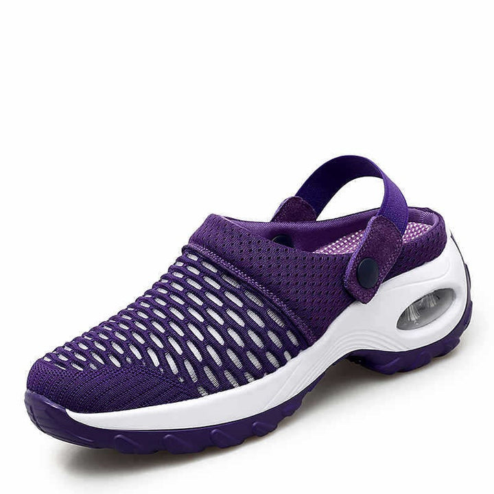 Sabots de sport respirants de couleur corail pour femmes - Kaila