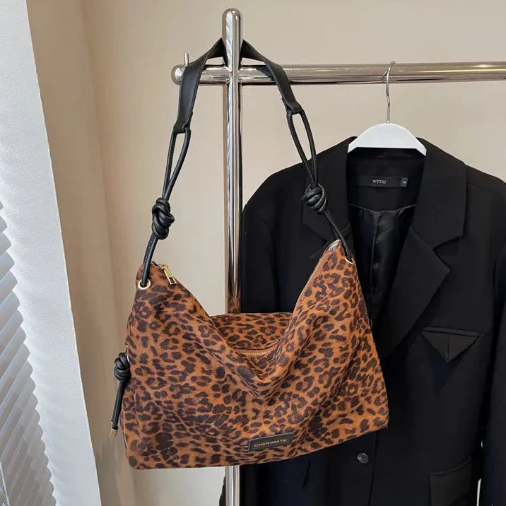Sac à bandoulière léopard pour femme - Adria