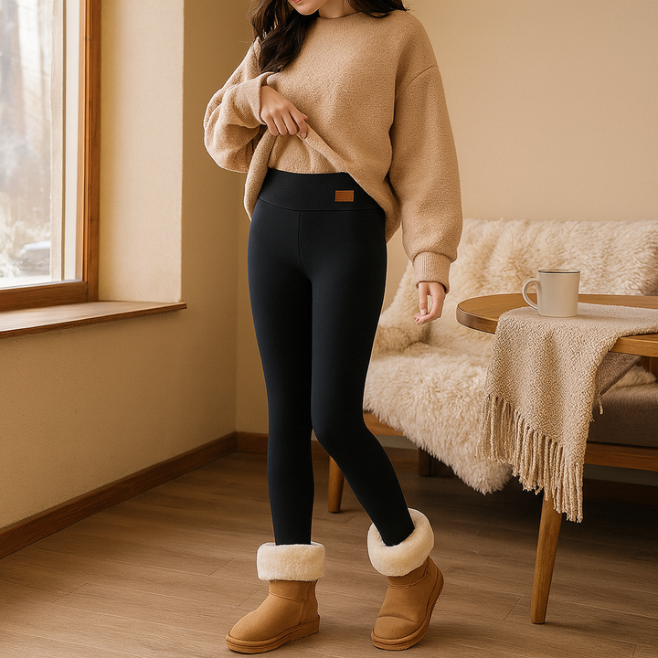 Leggings thermiques taille haute pour femmes - Elayne