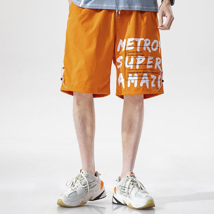 Short homme en coton graphique style urbain - Damien