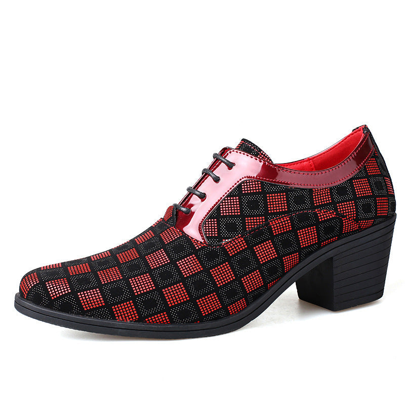 Chaussures pour homme talon bloc pointu - Enric