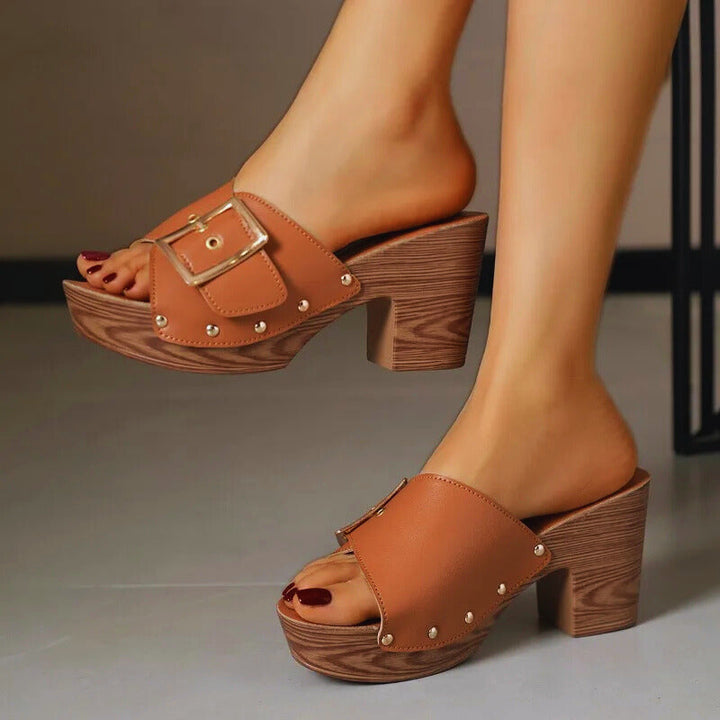 Sandales à talons à plateforme - Orfa