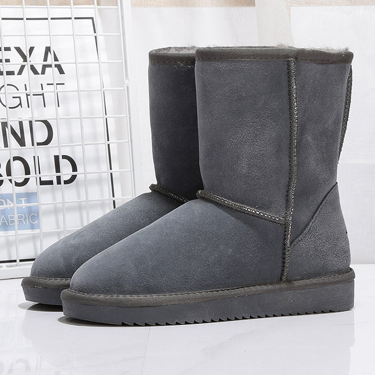 Bottes d'hiver pour femmes en daim avec doublure intérieure chaude - Thalia