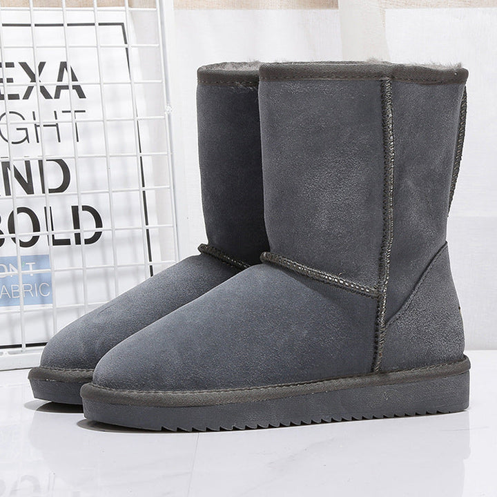 Bottes d'hiver pour femmes en daim avec doublure intérieure chaude - Thalia