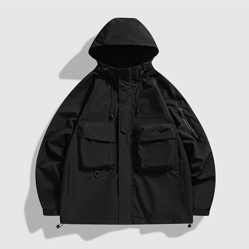 Veste cargo coupe-vent avec capuche - Lukas