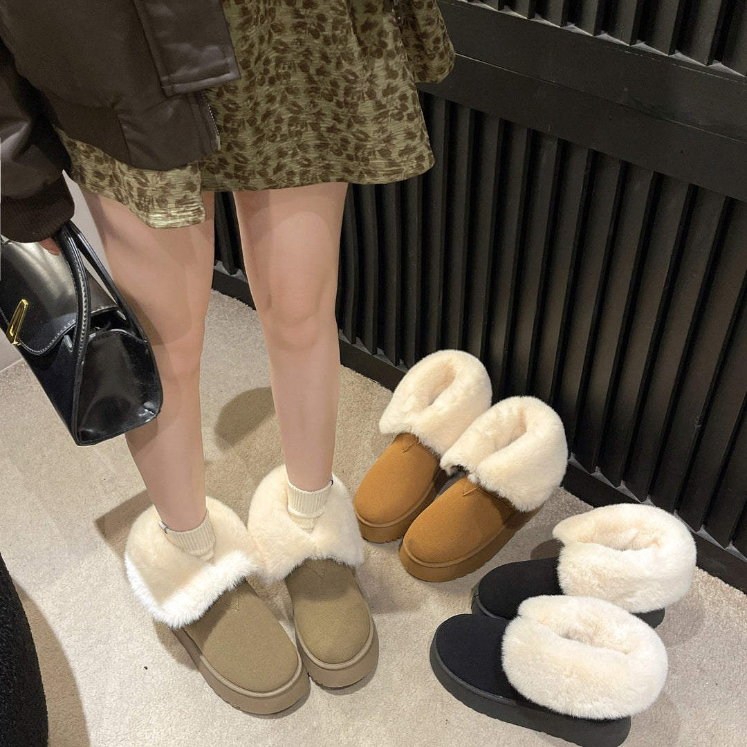 Bottes d'hiver pour femmes avec doublure en peluche - Nina